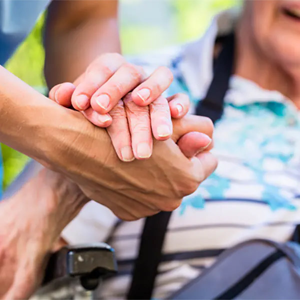 elderly hands