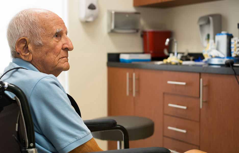 an elderly man